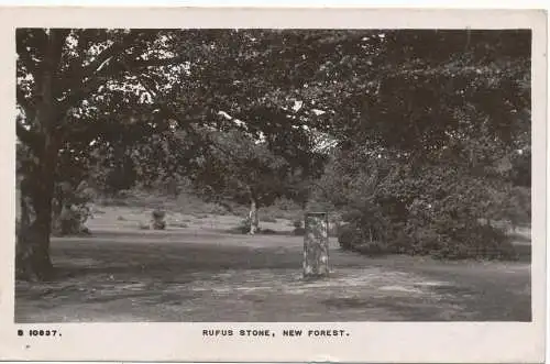 PC13546 Rufus Stone. Neuer Wald. Kingsway. RP. 1917