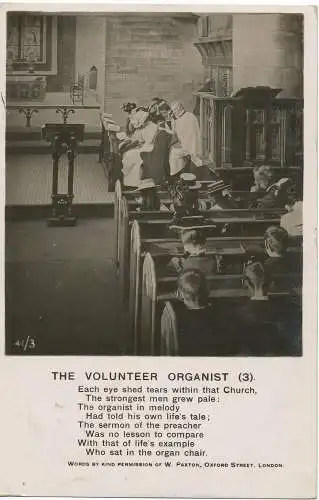 PC13651 Der freiwillige Organist. Bamforth. RP. 1907