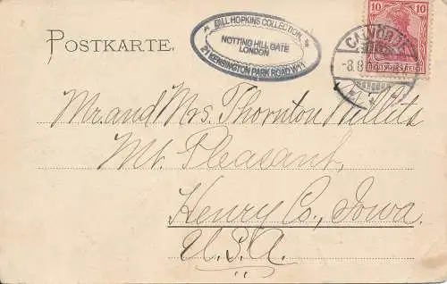 PC12552 Koblenz. Ehrenbreitstein. Victor Ullmann. Nr. 86. 1904. B. Hopkins