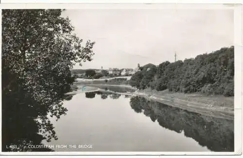 PC13676 Coldstream von der Brücke. A.R. Edward und Sohn. RP