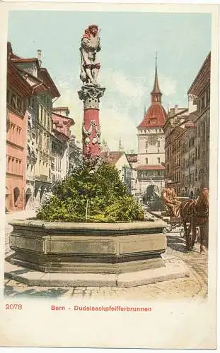 PC12154 Bern. Dudelsackpfeifferbrunnen. Nr. 2078