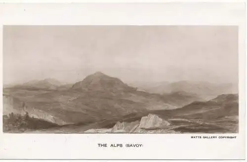 PC12018 Die Alpen. Savoy. Watts Gallery. Cooper. RP