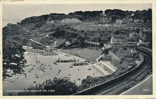 PC13701 Porthminster Beach. St. Ives. Nr. 156. 1958