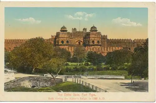 PC12190 Das Delhi-Tor. Fort Agra. H.A. Mirza. Nr. 178