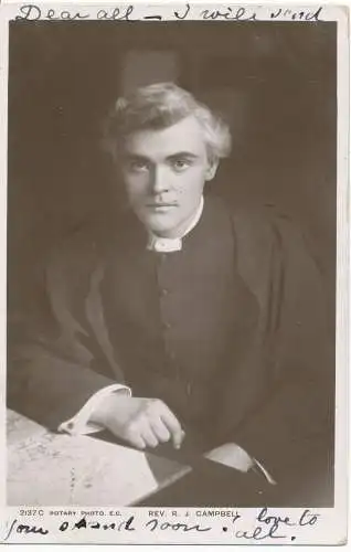 PC13403 Rev. R.J. Campbell. Drehbar. RP. 1904