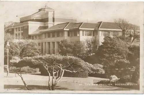 PC13522 Der neue Pavillon. Bournemouth. RP. 1929