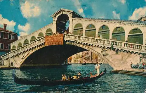 PC13219 Venedig. Die Rialtobrücke