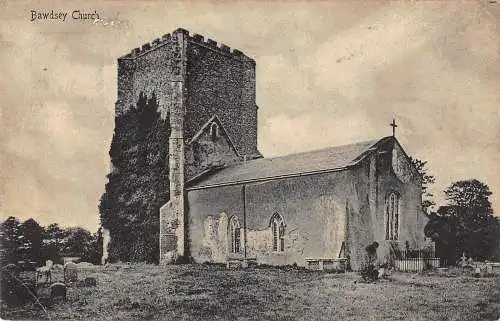 PC13469 Bawdsey Church. 1905