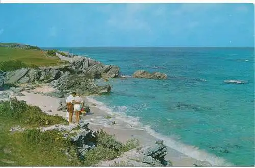 PC12334 Warwick Beach Szene. Warwick. Bermuda. A.J. Gorham