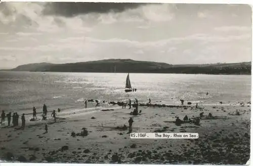 PC13668 The Bay. Rhos auf See. Friths Serie. RP. 1965