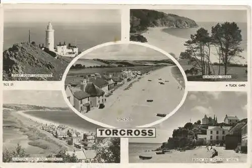 PC13777 Torcross. Multi-View. Tuck and Sons. RP. 1954