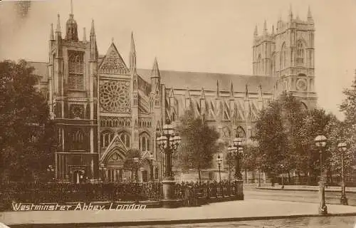 PC13528 Westminster Abbey. London. Philco. Nr. 4622