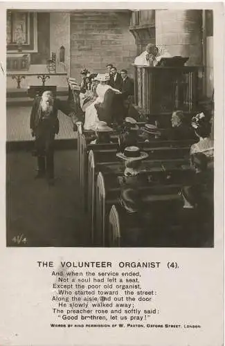 PC13653 Der freiwillige Organist. Bamforth. RP. 1907