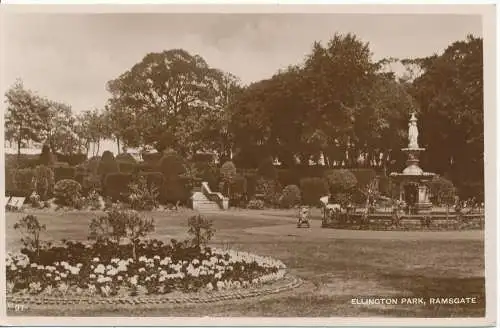 PC13568 Ellington Park. Ramsgate. Excel-Serie. RP. 1936