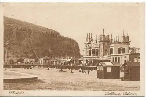 PC12194 Mondello. Badeanstalt. B.G.P.Nr. 0530