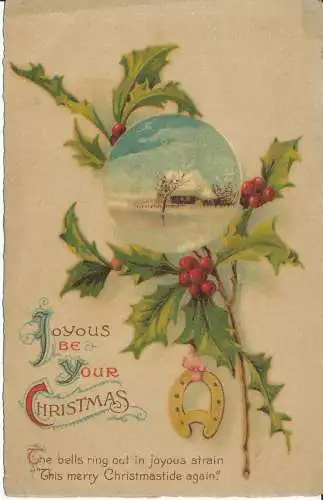 PC14222 Grüße. Freuen Sie sich auf Weihnachten. 1927