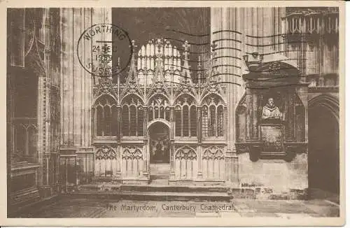 PC14107 Das Martyrium. Kathedrale von Canterbury. Imperial. 1959