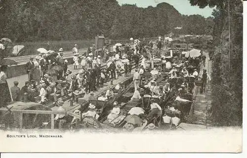 PC13863 Boulters Lock. Maidenhead. 1904