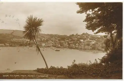 PC13829 Polruan von Fowey. Richter. RP. 1936