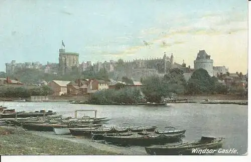 PC13964 Windsor Castle. Holz Milne Gummiabsatz. Nr. 16. 1906