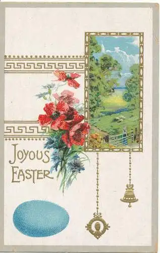 PC13130 Gruß. Frohe Ostern. 1913ing Postkarte