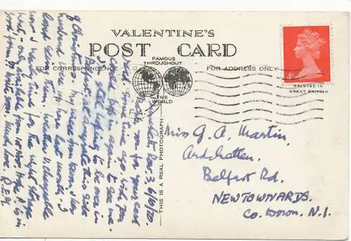 PC14771 Ullswater von Place Fell. Valentinstag. Nr. 18840. RP. 1970