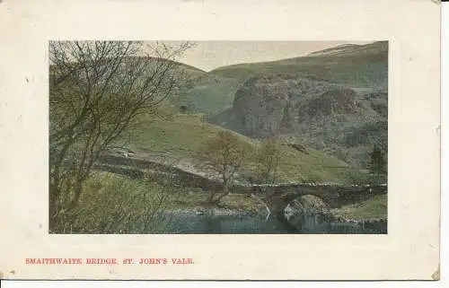 PC14088 Smaithwaite-Brücke. St. Johns Vale. Millar und Lang. National. 1908