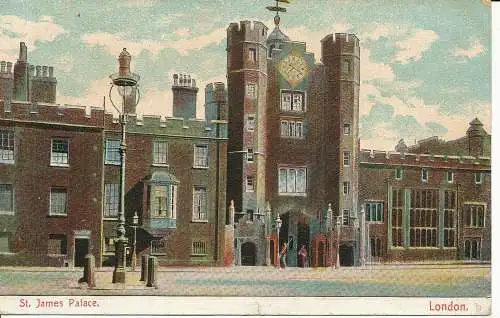 PC14319 St. James Palace. London. 1906