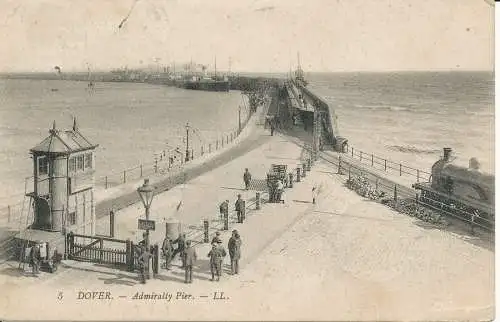 PC14033 Dover. Admiralty Pier. LL. Nr. 5. 1908