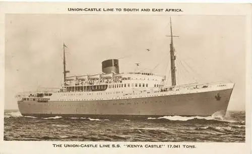 PC12674 The Union Castle Line S.S. Kenya Castle. 1961