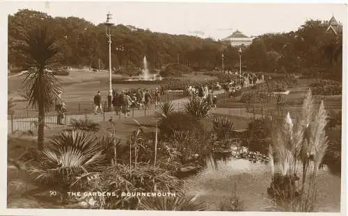 PC13790 Die Gärten. Bournemouth. RP