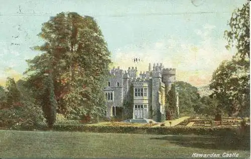 PC14538 Hawarden Castle. 1906