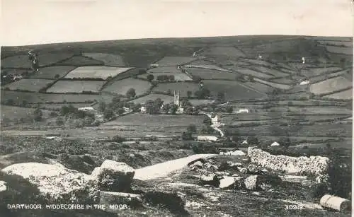 PC14128 Dartmoor. Widdecombe im Mohr. Photochrom. Nr. 30918. 1939