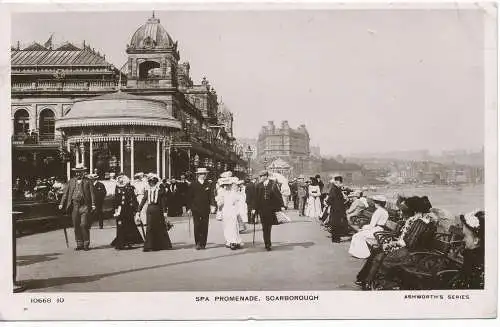 PC13530 Spa Promenade. Scarborough. Ashworths-Serie. RP. 1911