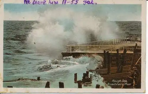 PC14408 Raues Meer. Broadstairs Pier. Milton. 1915