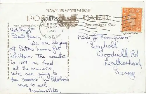 PC13845 St. Marys Hill. Stamford. Valentinstag. RP. 1950