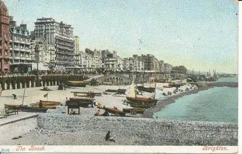 PC14154 Der Strand. Brighton. Nr. 8146. 1904