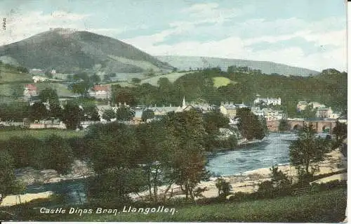 PC14194 Castle Dinas Bran. Llangollen. 1905