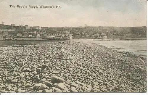 PC14175 The Pebble Ridge. Westward Ho. Valentinstag. Nr. 30246. 1905