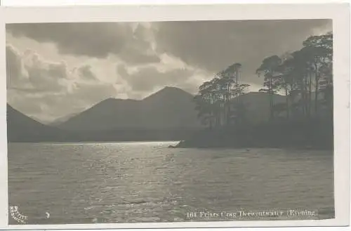 PC14782 Friars Crag Derwentwater. Abends. Pettitt. Nr. 164. RP