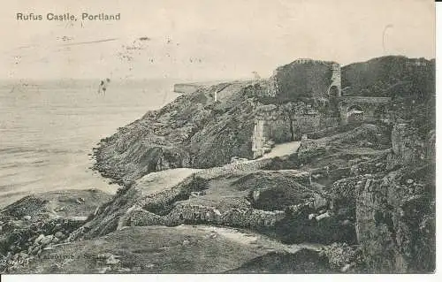 PC14020 Rufus Castle. Portland. 1904