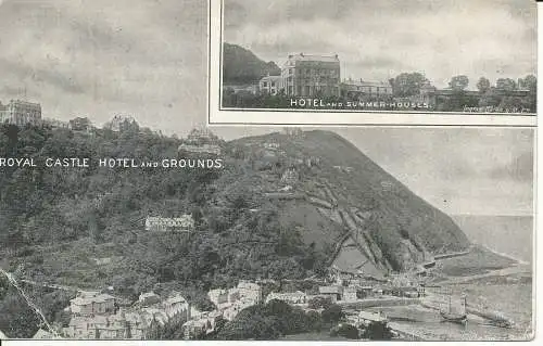 PC14015 Royal Castle Hotel und Gelände. 1909