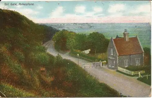 PC14678 Mautstelle. Folkestone. 1909