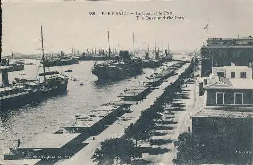 PC12654 Port gesagt. Der Kai und der Hafen. 1929