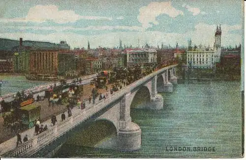 PC14739 London Bridge. 1907