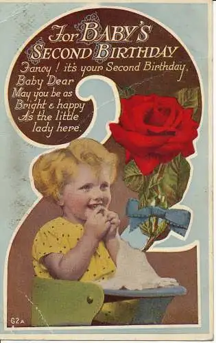 PC14719 für Babys zum zweiten Geburtstag. 1945