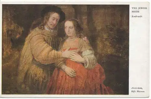 PC13120 Die jüdische Braut. Rembrandt. Amsterdam. Rijks Museum. Medici Society. Nein