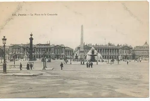 PC12762 Paris. Der Place de la Concorde