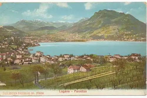 PC12782 Lugano. Paradies. Photoglob. Nr. 242