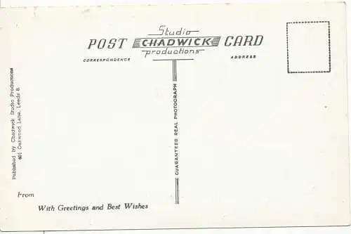 PC14840 Panorama von Windermere von Orrest Head. Chadwick. RP